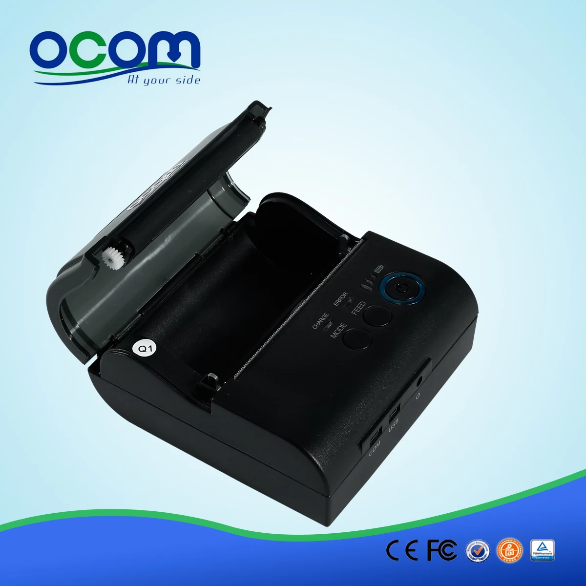 80mm Mini Android or IOS Portable Bluetooth Receipt Printer with SDK Supplied