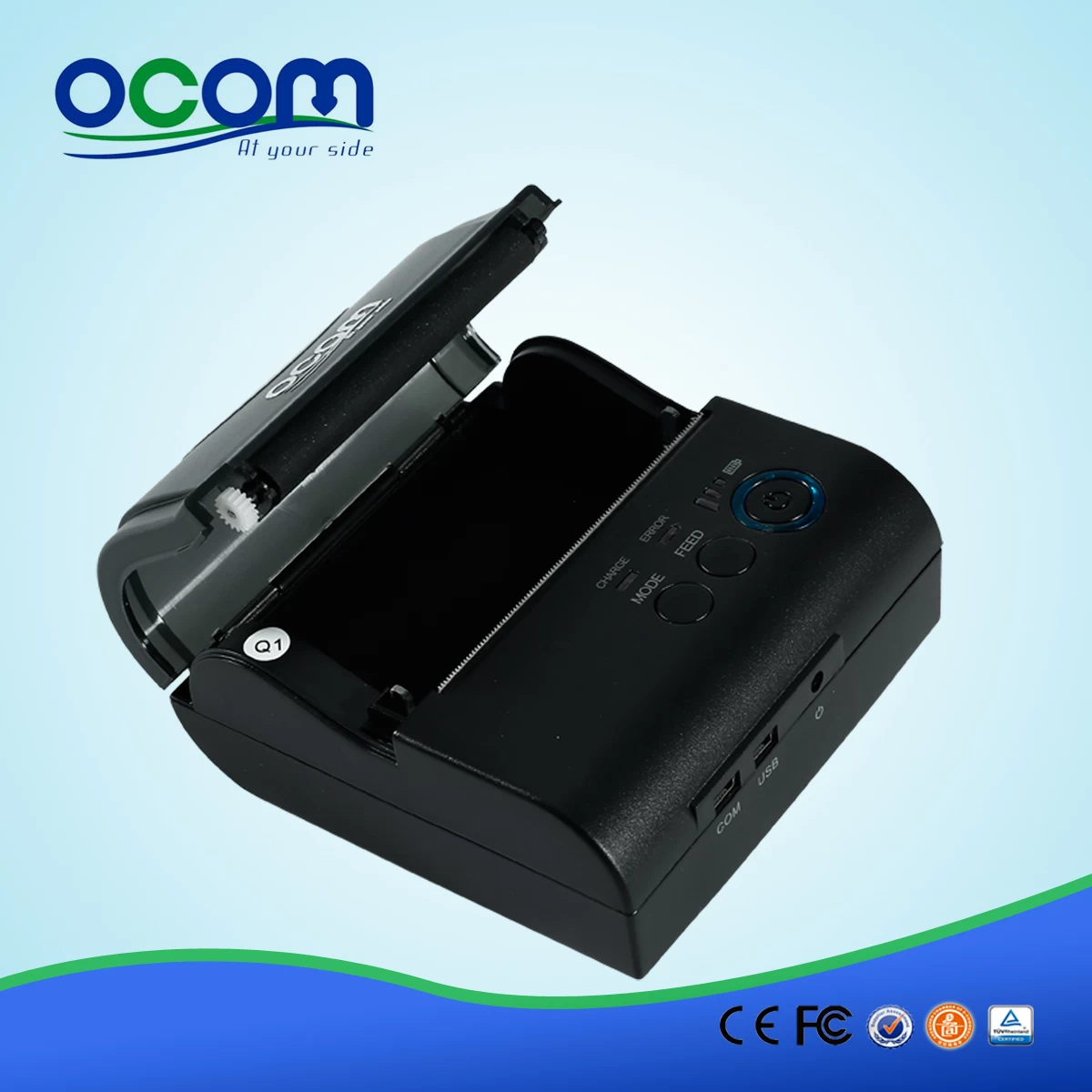 80mm Mobile Rechargeable Thermal Receipt Printer Bluetooth