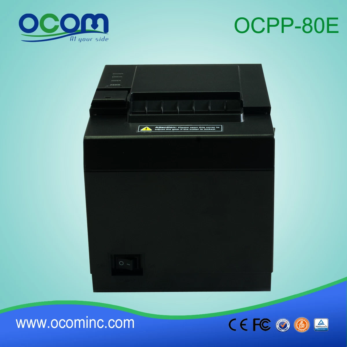 80mm Thermal Paper Roll Printing Machine in China (OCPP-80E)