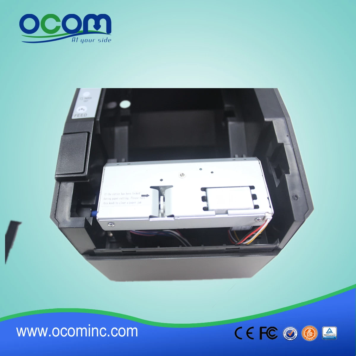 80mm receipt thermal printer with auto cutter for POS application (OCPP-88A)