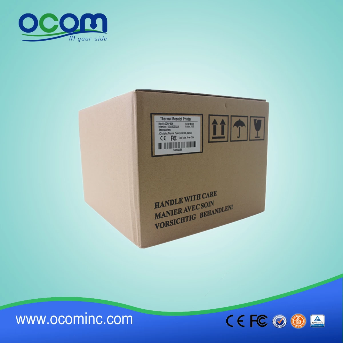 (OCPP-80N) 80mm thermal POS receipt printer with automatic cutter