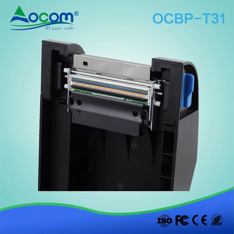 80mm usb serial desktop thermal sticker label printer