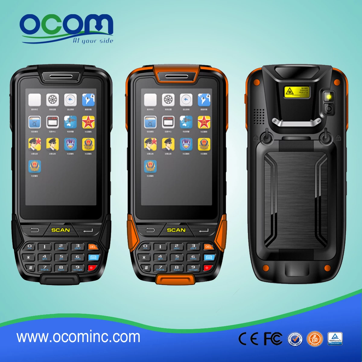 Android Data Collection PDA Made in China, Multi Functions for Option OCBS-D8000