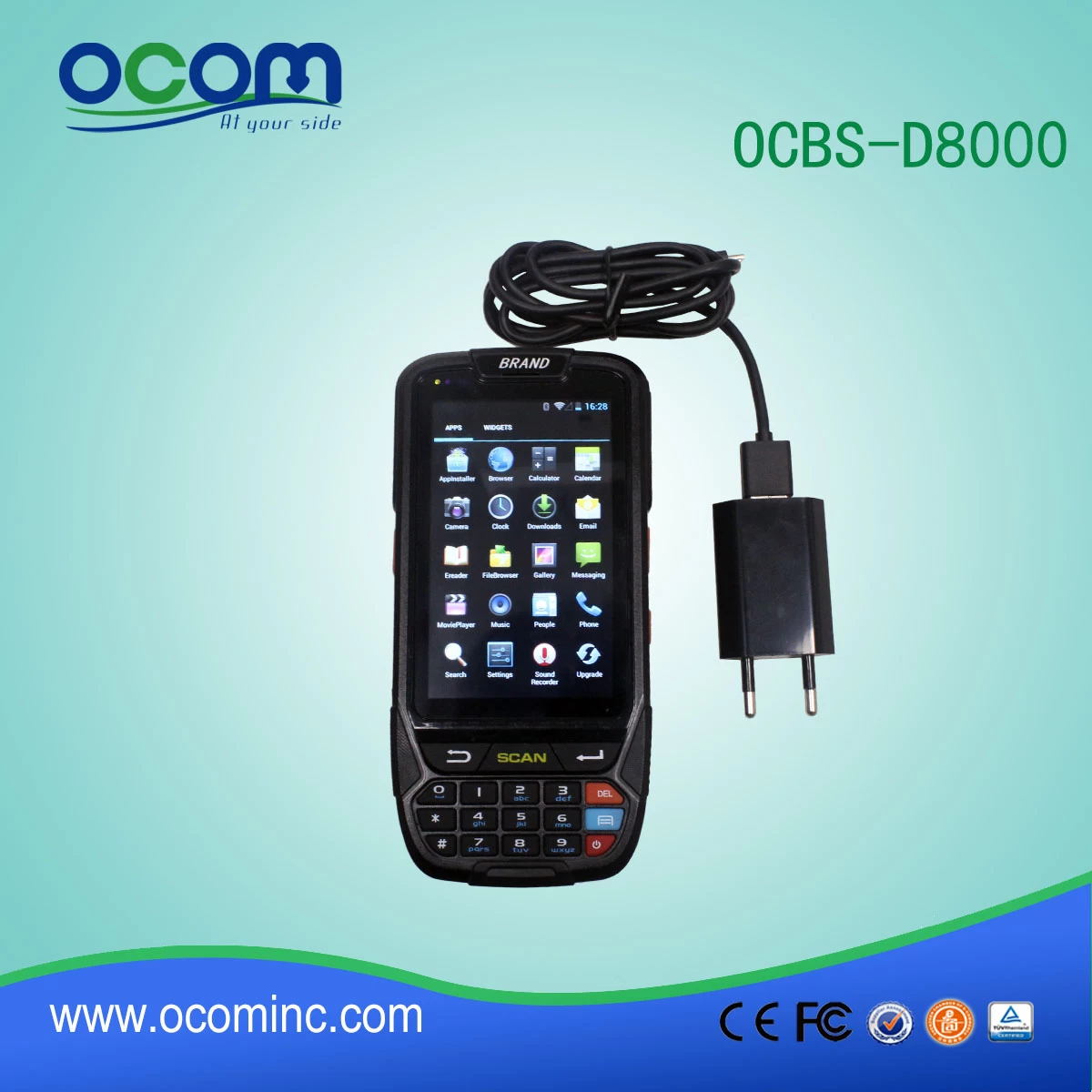 Android Multi-functional Industrial PDA  OCBS-D8000