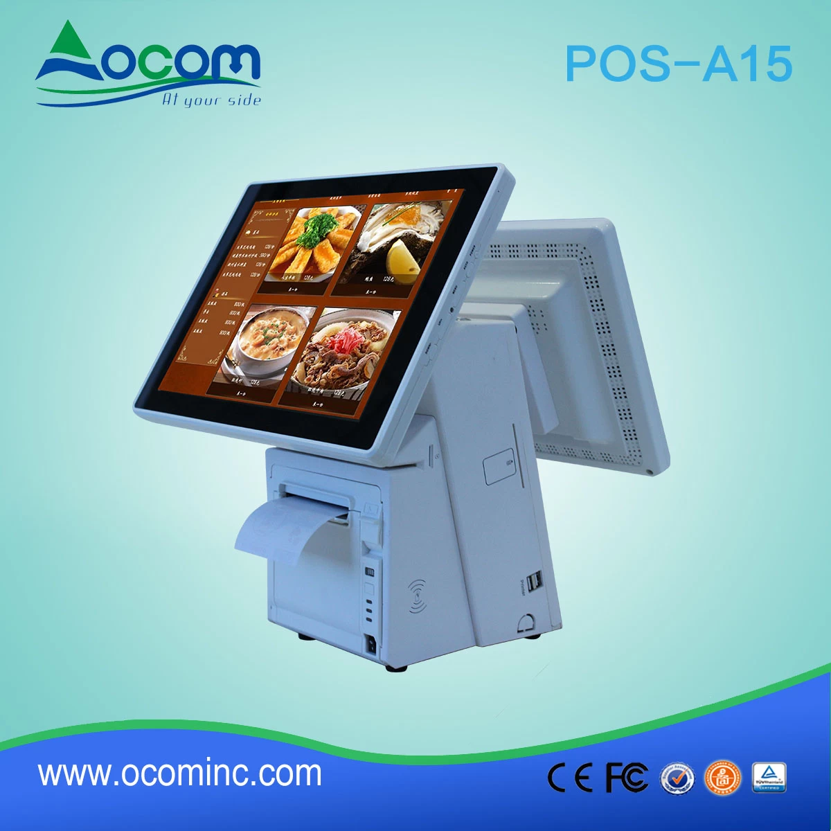 15,6 "tutto in un unico touch screen prezzo della macchina POS con Windows o Android OS