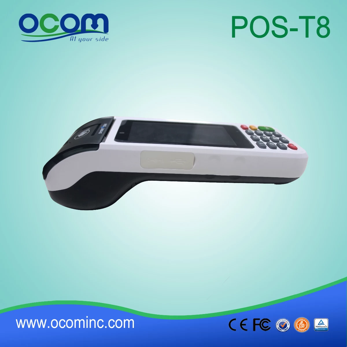 Android pos terminal with printer price  (POS-T8)