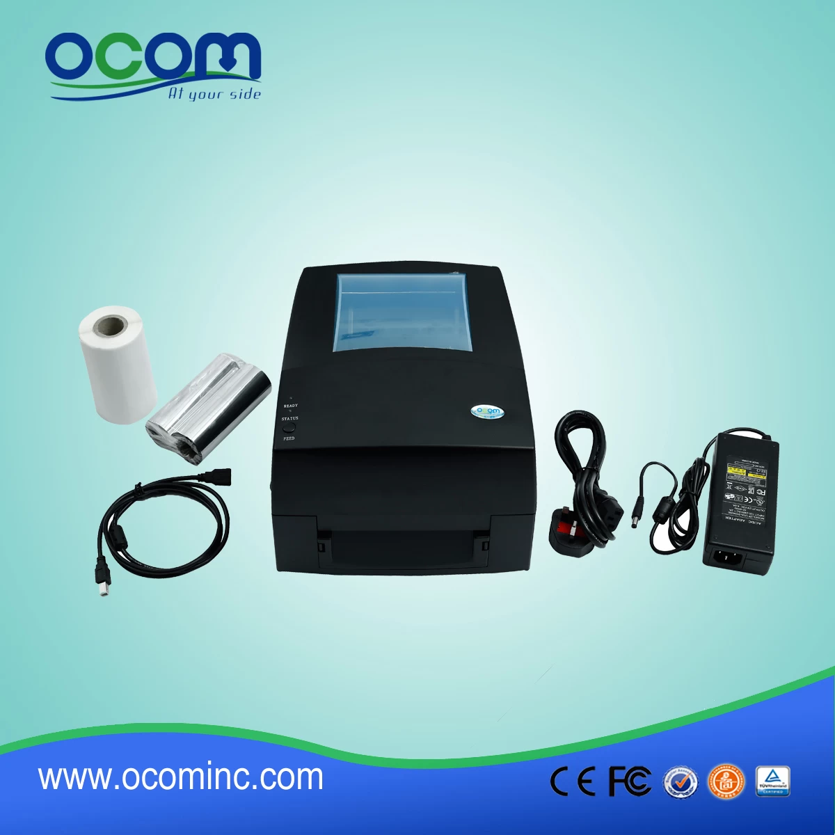 Best Price Barcode Label Printer Thermal Transfer and Direct Thermal OCBP-002