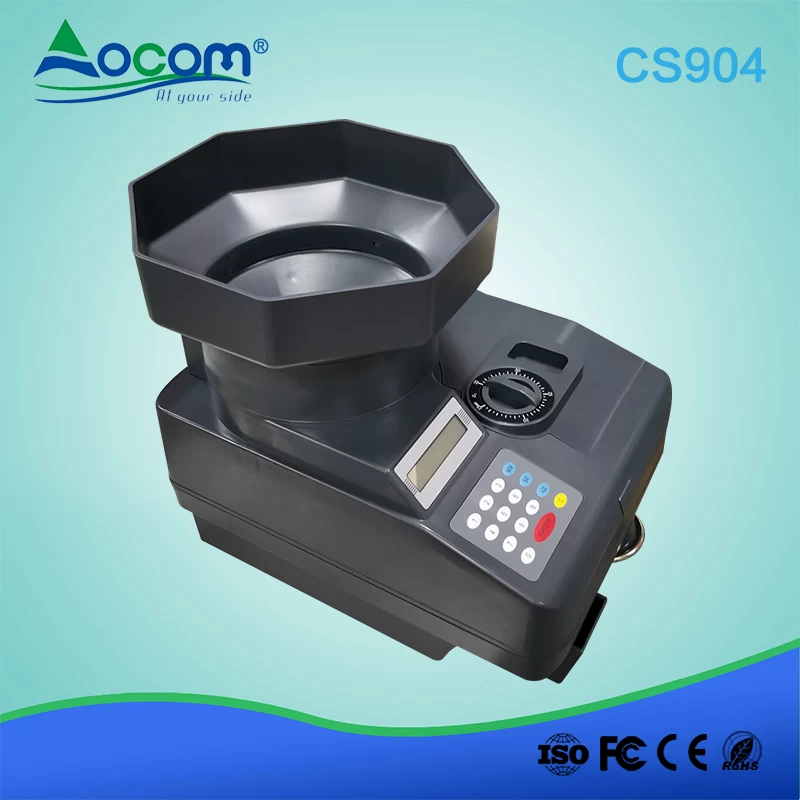 CS901 high sorting speed Coin Counter Coin Sorter machine for  USD/Euro/mexico etc