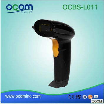 Cheap handheld laser USB barcode scanner and barcode reader （OCBS-L011）
