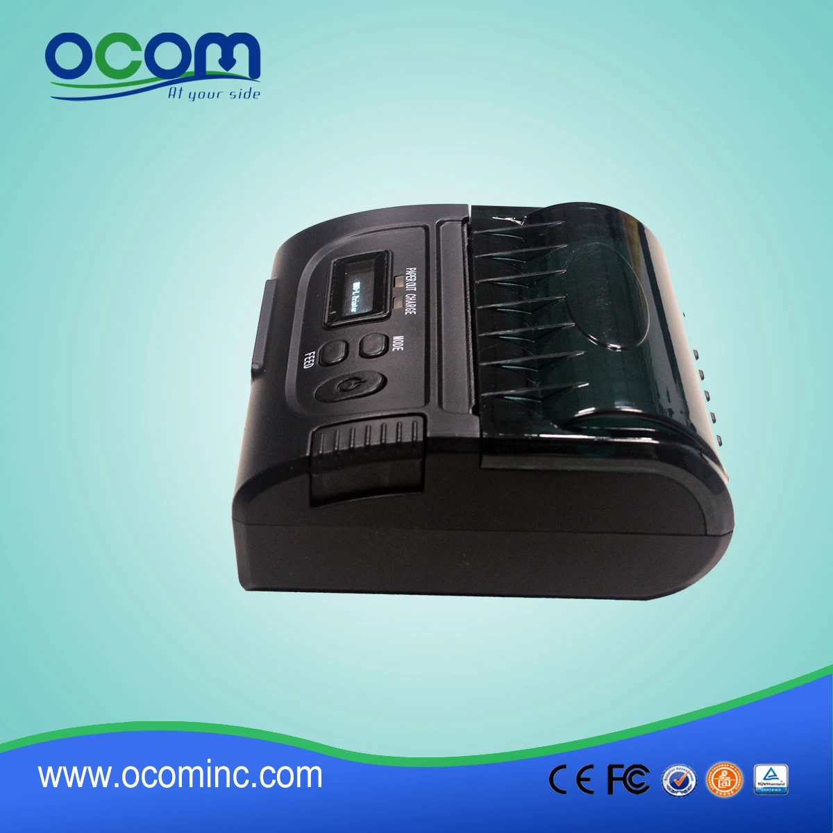 (OCPP-M083) 80mm Mini Portable Thermal Receipt Printer With OLED Display