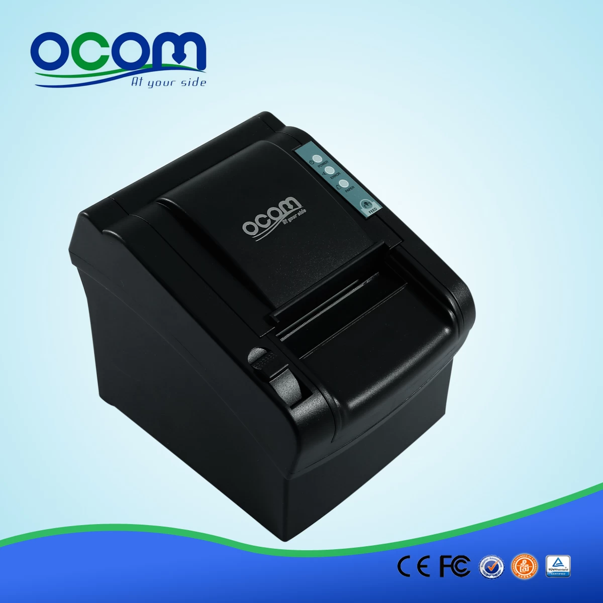 China best supplier supermarket portable thermal printer auto cutter