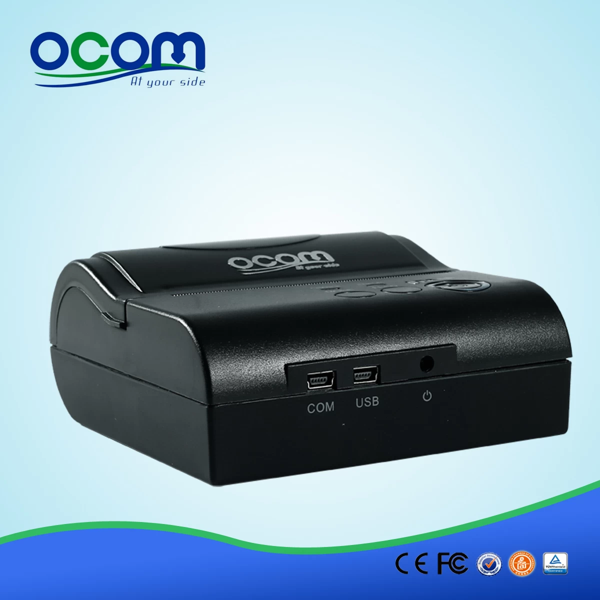 China hot mini thermal receipt printer machine， wireless receipt printer