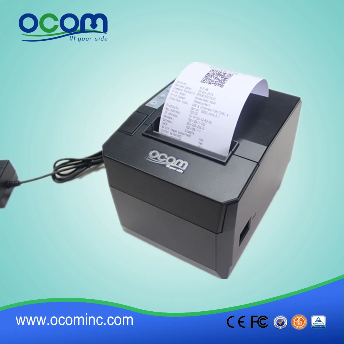 China made low cost wifi or bletooth POS receipt printer-OCPP-88A