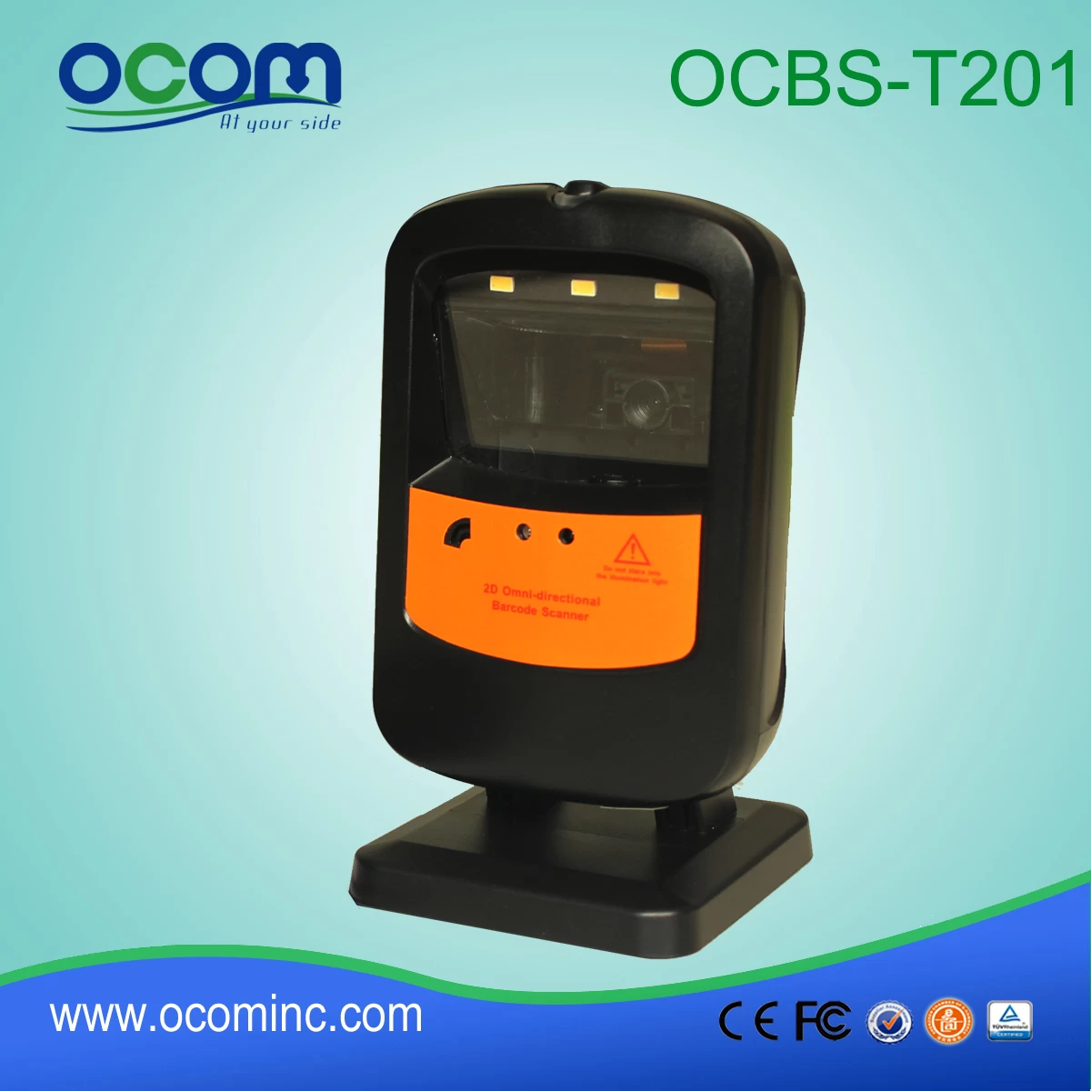 Desktop 2D Omnidirectional Barcode Scanner (OCBS-T201)
