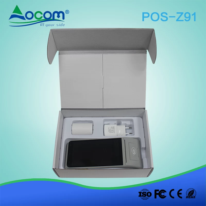Handheld 4G NFC android mobiles Zahlungsterminal