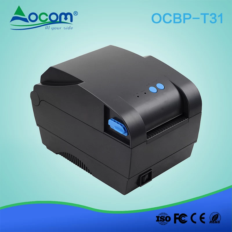 High speed thermal bar code label printer for supermarket