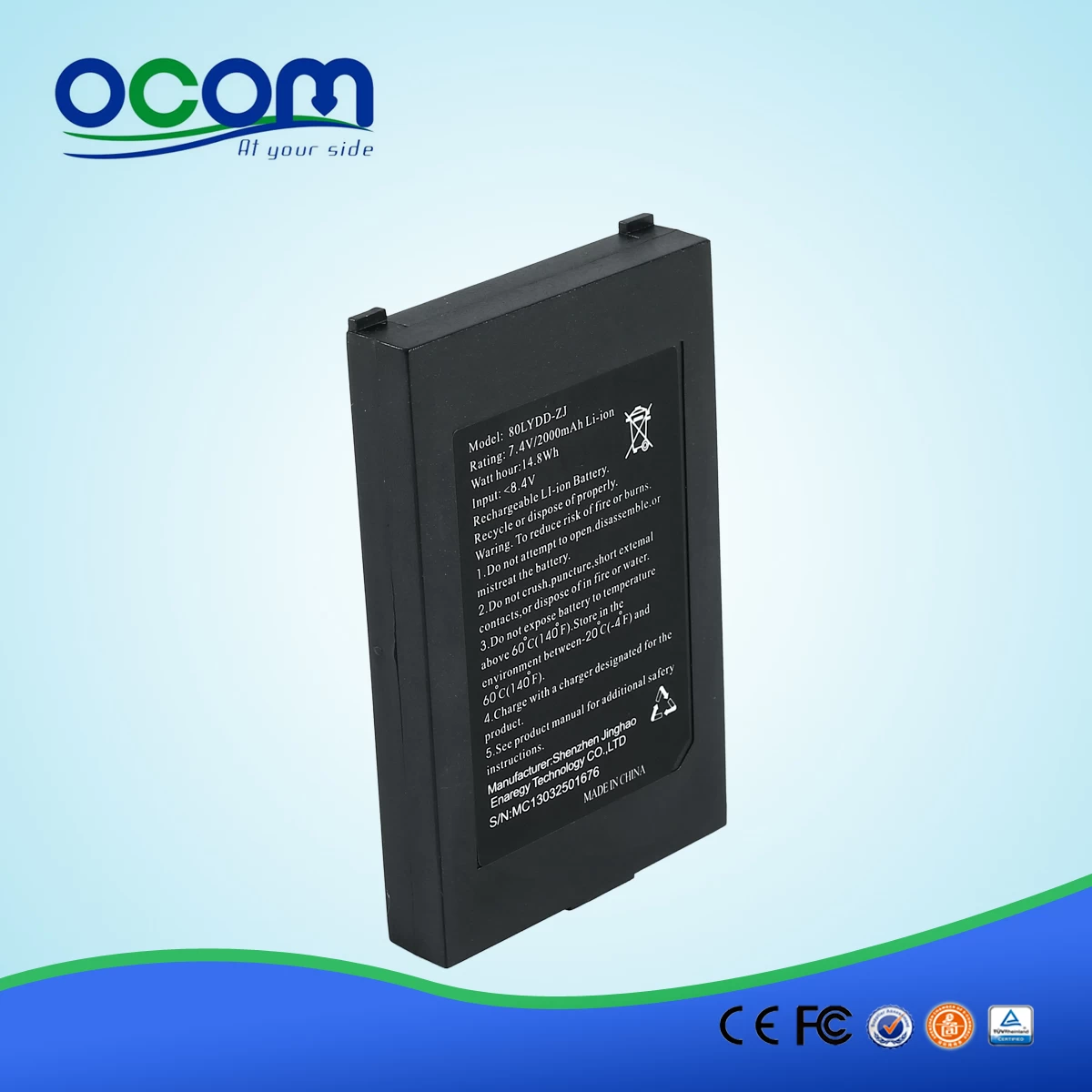 Hot! OCPP-M082 cheapest handheld mini bluetooth printer with adapter