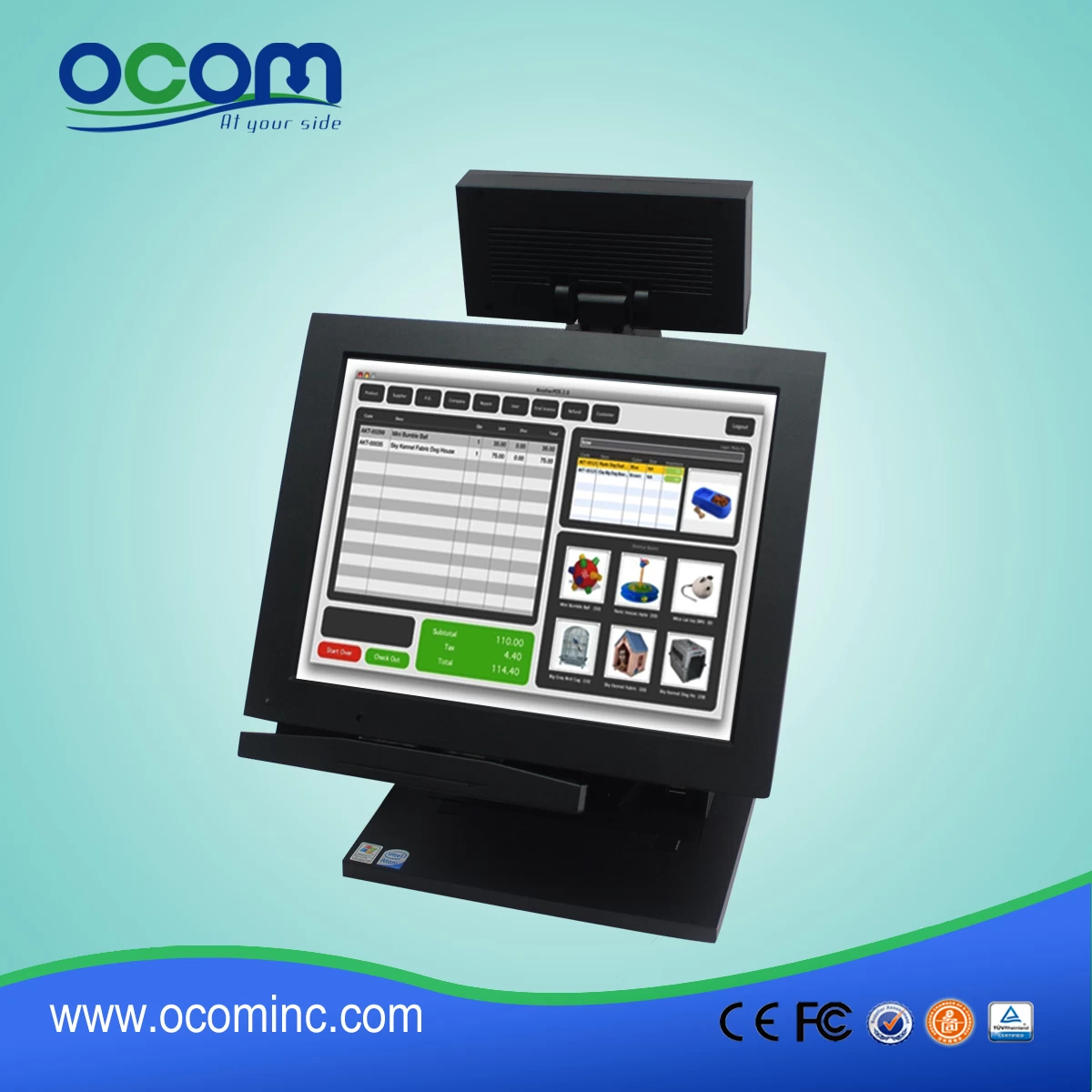 Hot selling 12 Inch All-In-One Touch Screen POS Terminal