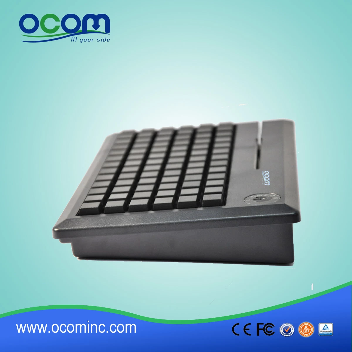 (KB78) 78 Keys Programmable Keyboard with Optional Card Reader