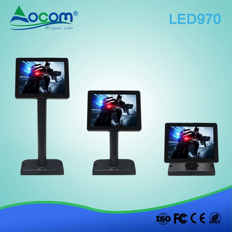 Moniteur LCD à écran tactile à commande automatique de caisse enregistreuse  LED970 POS