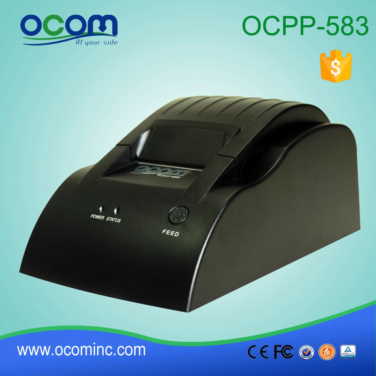 Low cost small POS thermal receipt printer-OCPP-583