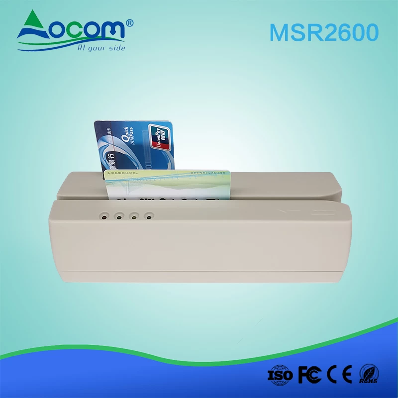 Misiri MSR608 HiCo Lecteur de carte de crédit magnétique