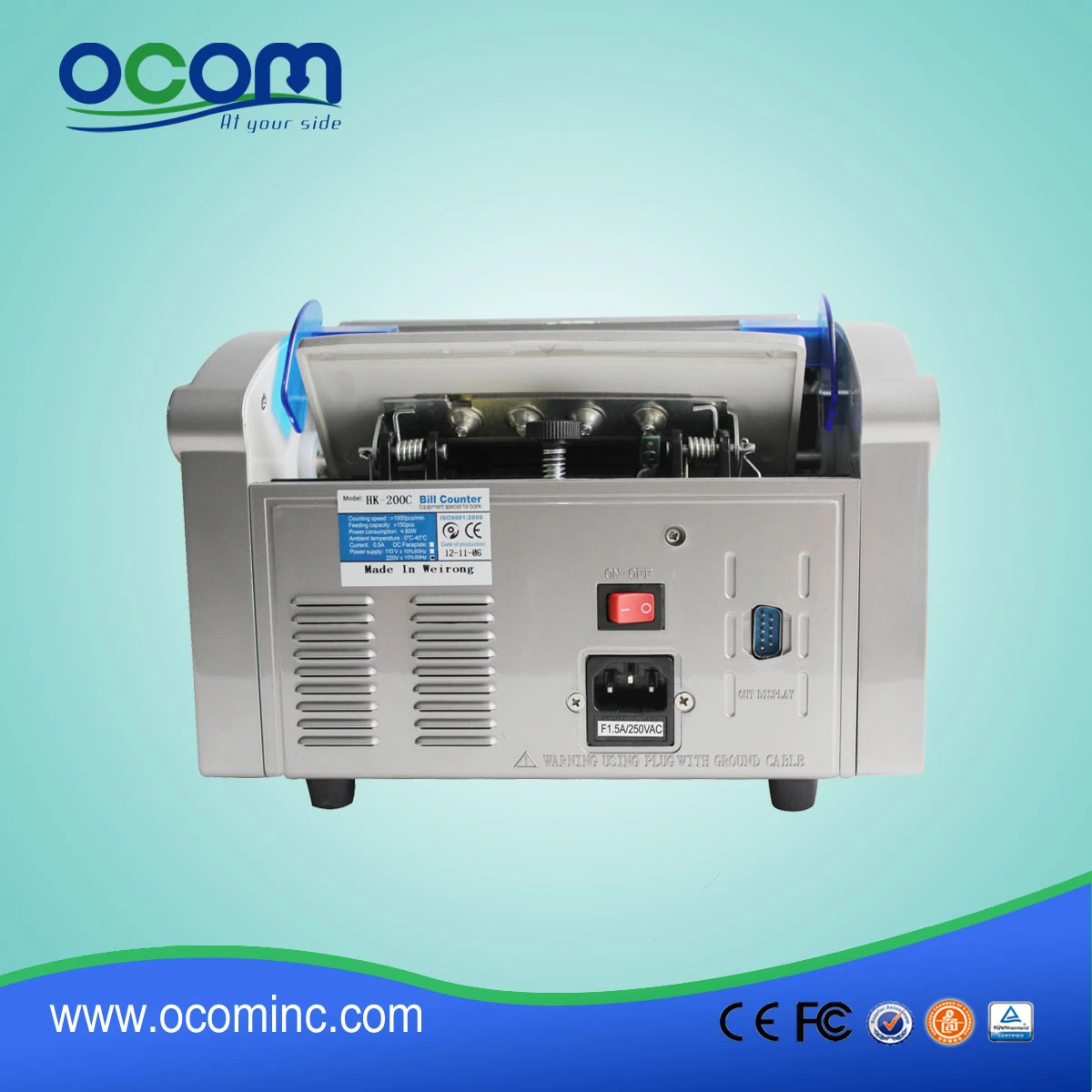 (OCBC-HK200) Automatic Money Bill Counter Machine