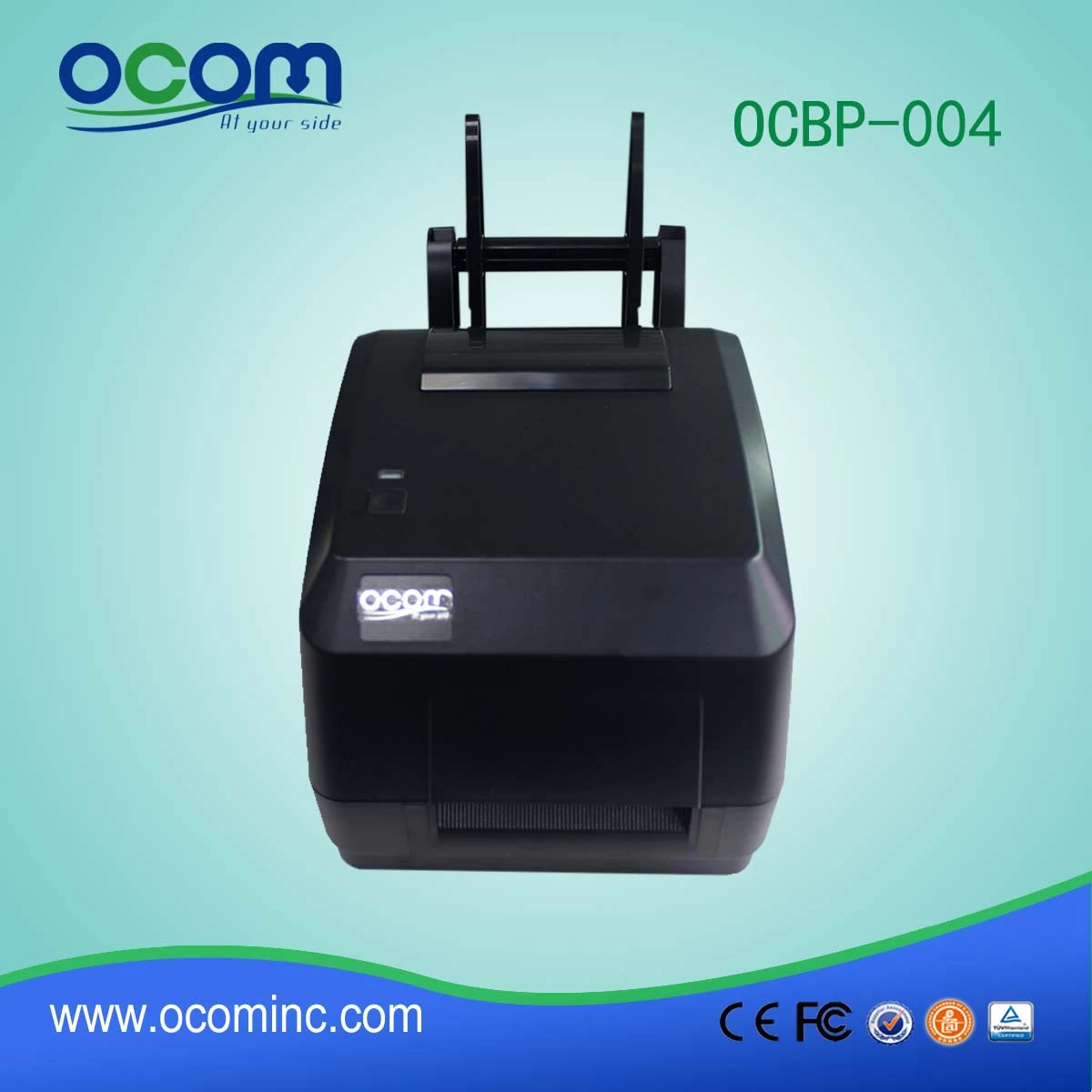 Imprimante d'étiquette de transfert thermique de port d'USB de 300DPI d 'OCBP-004B-U