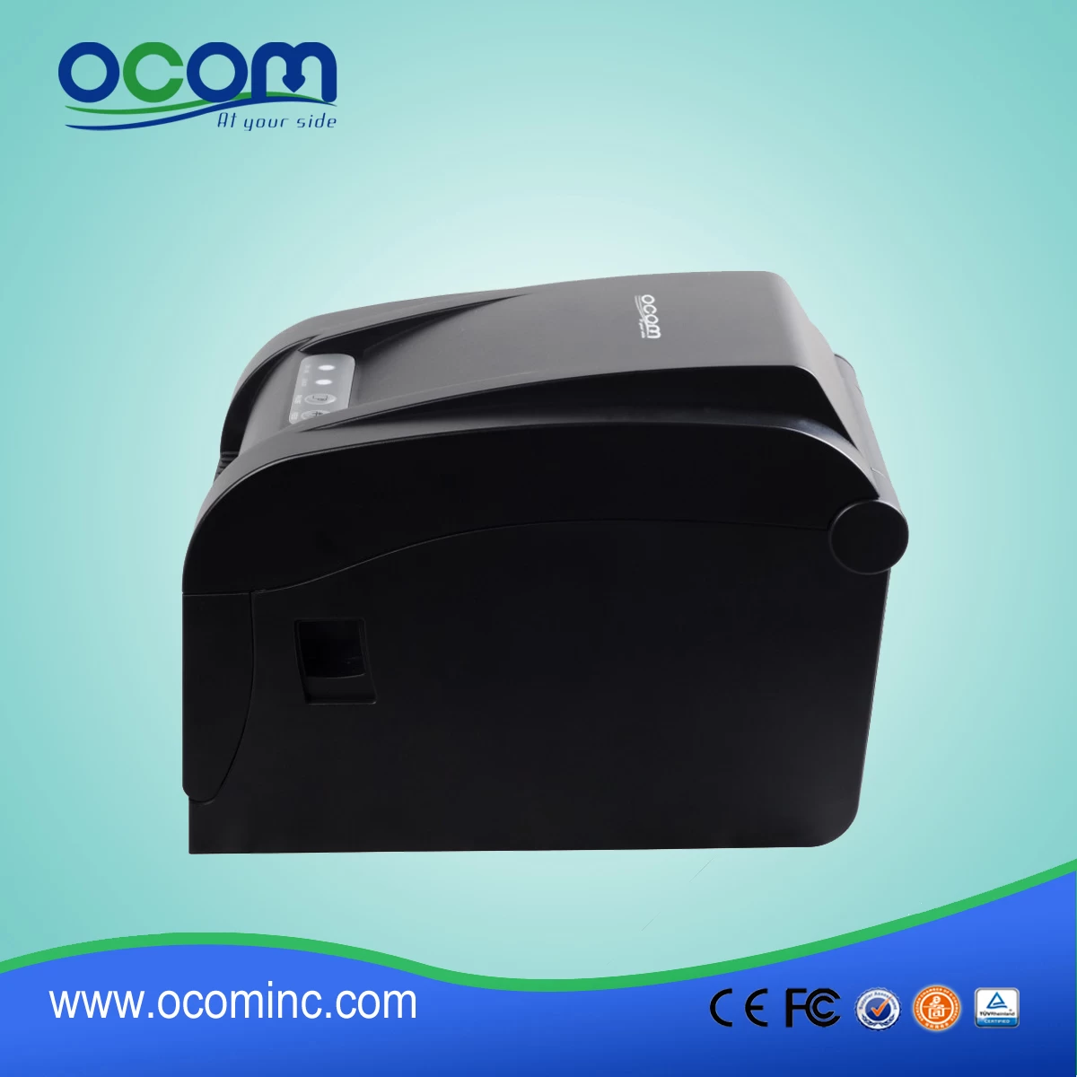 (OCBP-005) 3 Inch Direct Thermal Barcode Label Printer support thermal roll paper and adhesive paper