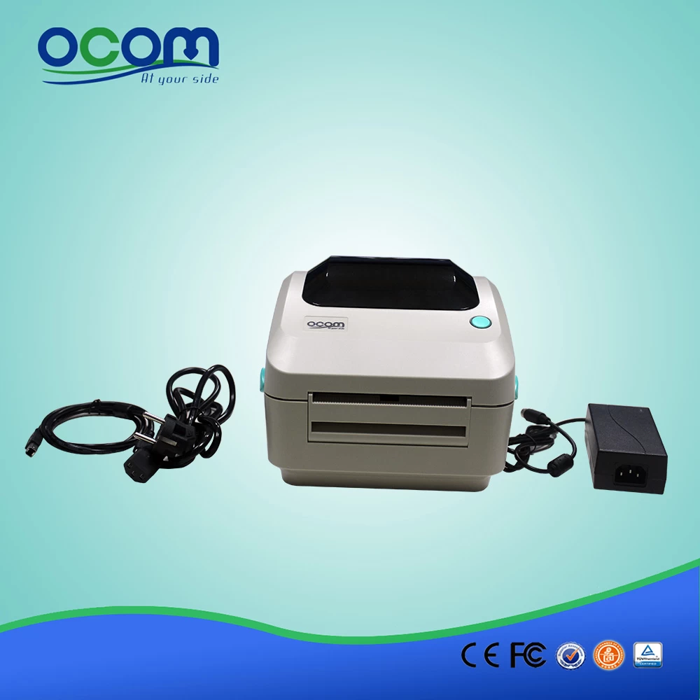 OCBP-007 White and Black Direct Thermal Barcode POS Sticker Lable Printer