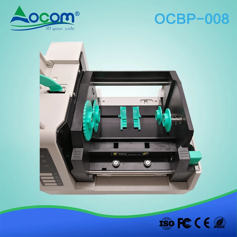 OCBP -008 4 بوصة أسود علامة التسمية الحرارية نقل الطابعة مباشرة
