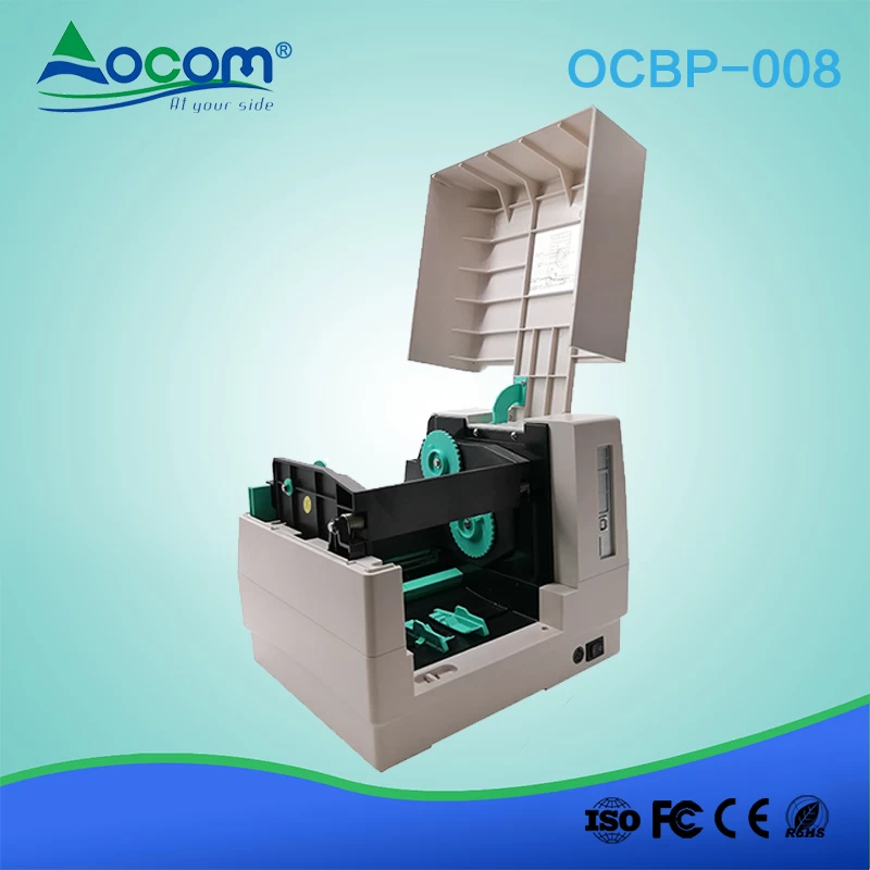 OCBP -008 4 بوصة أسود علامة التسمية الحرارية نقل الطابعة مباشرة