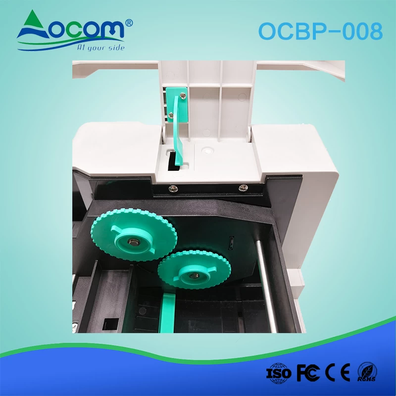 OCBP -008 4 بوصة أسود علامة التسمية الحرارية نقل الطابعة مباشرة