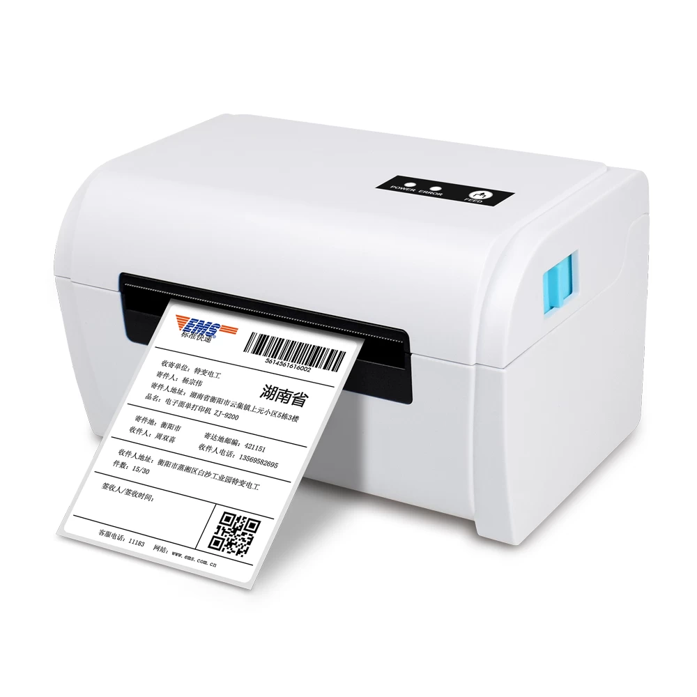 Imprimante d'étiquettes d'expédition thermique 4 pouces autocollant d' étiquette code à barres de bureau R9M9
