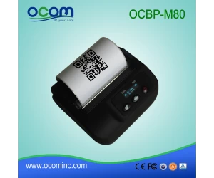 OCBP-M80: high speed mobile bluetooth portable label printer mini