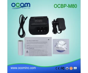 OCBP-M80: hot supplier bluetooth mobile barcode printer with display