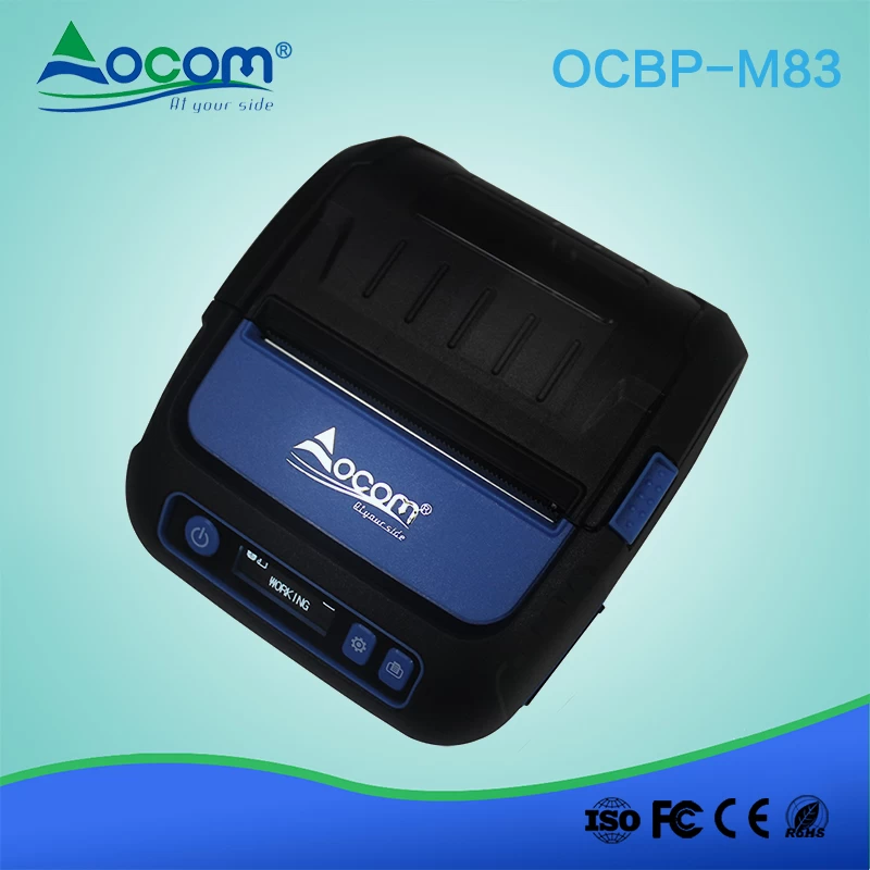 OCBP-M83 3Inch Handheld Mini Bluetooth Barcode Label Printer