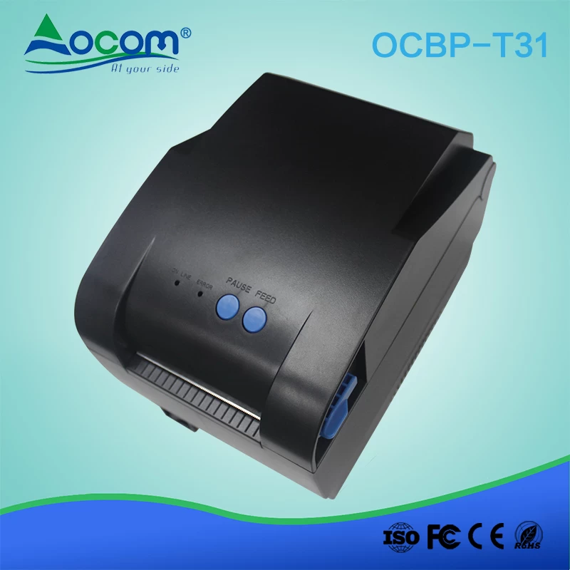 OCBP-T31 3 Inch Direct Thermal Barcode Label Printer  with Built-in Power Adapter
