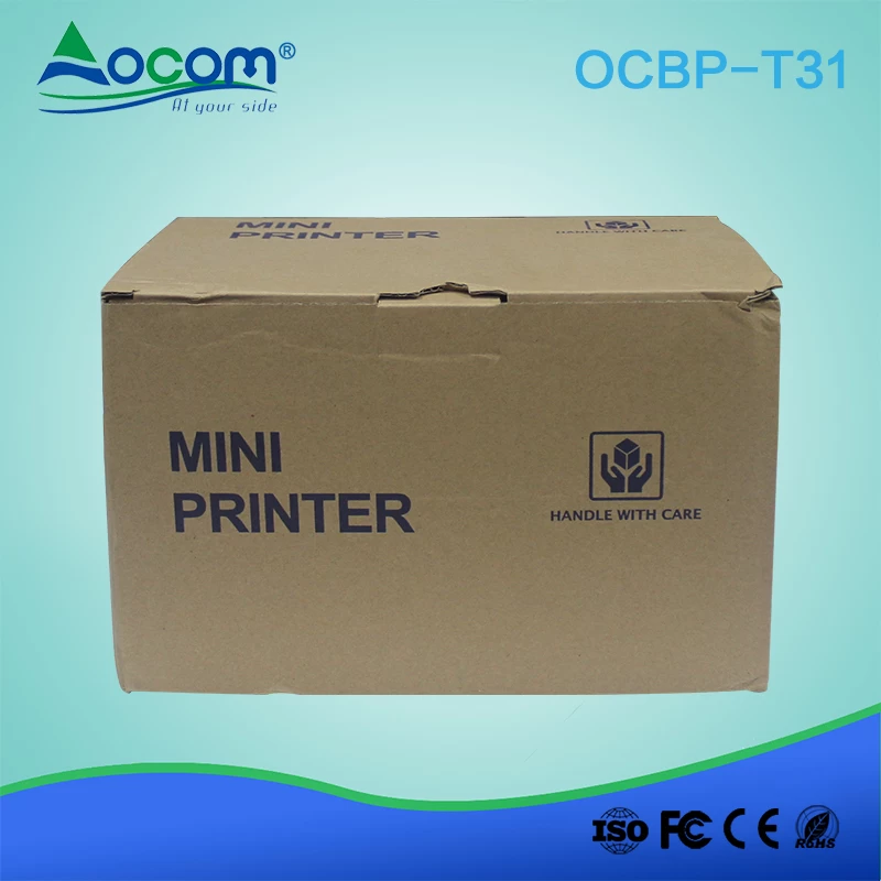 OCBP-T31 3 Inch Direct Thermal Barcode Label Printer  with Built-in Power Adapter