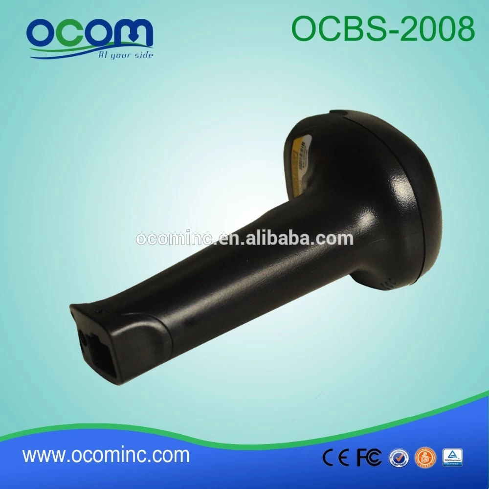 OCBS-2008: high quality handheld barcode reader with stand, code barcode scanner