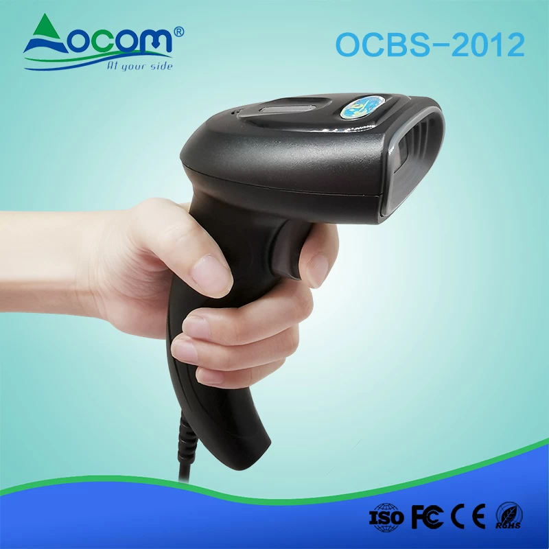 OCBS-2012 Handheld Supermarket bar code 1D 2D QR USB Barcode Scanner
