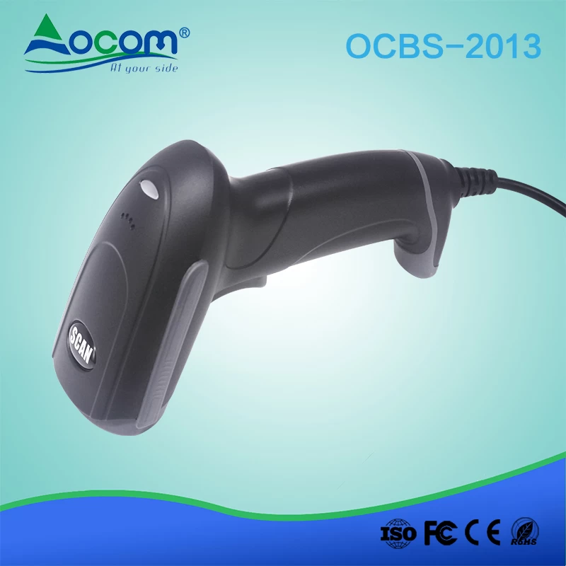 OCBS-2013 1 million resolution fast reading handheld USB POS 2D barcode reader