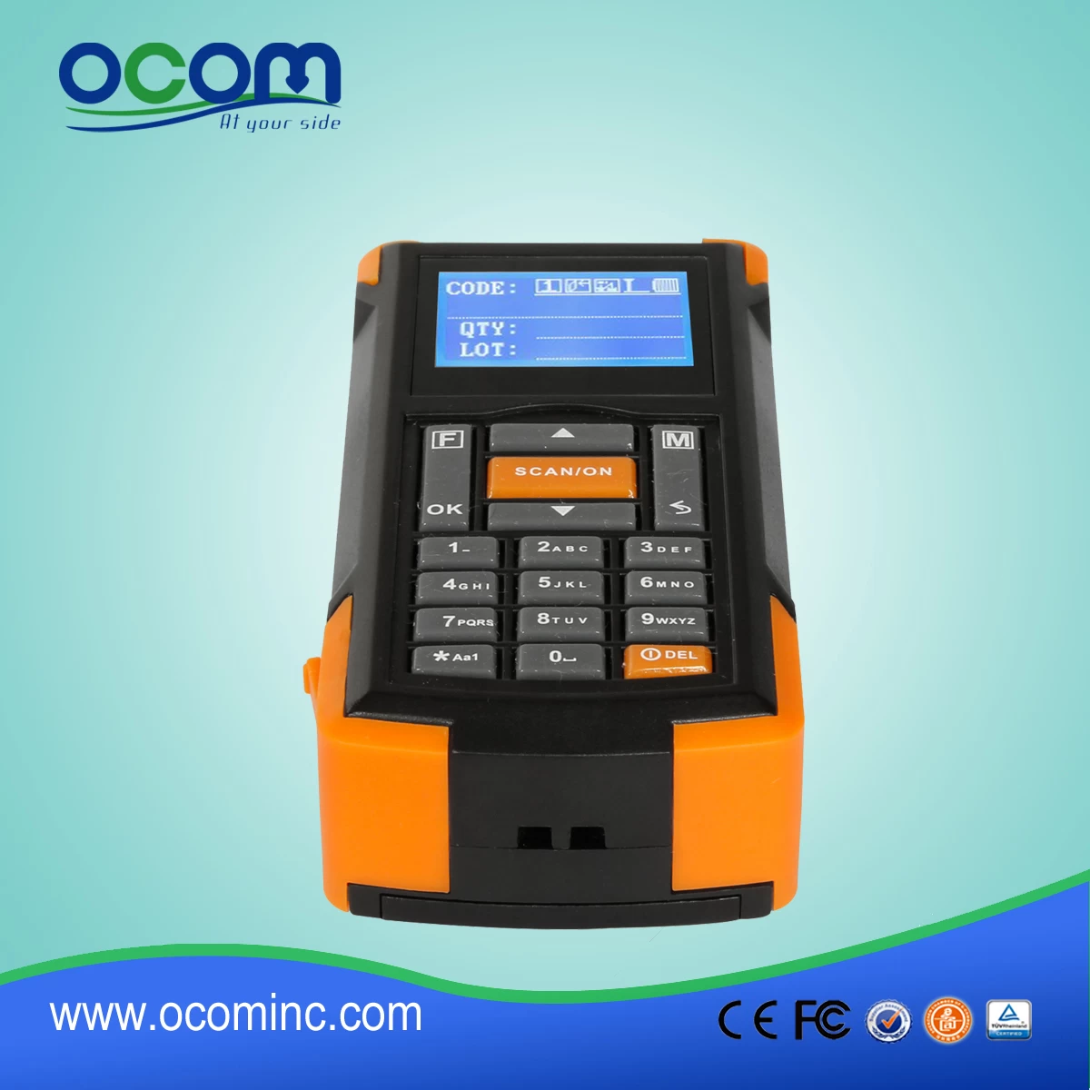 OCBS-D005 433Mhz Mini Wireless Barcode Scanner for data collecting