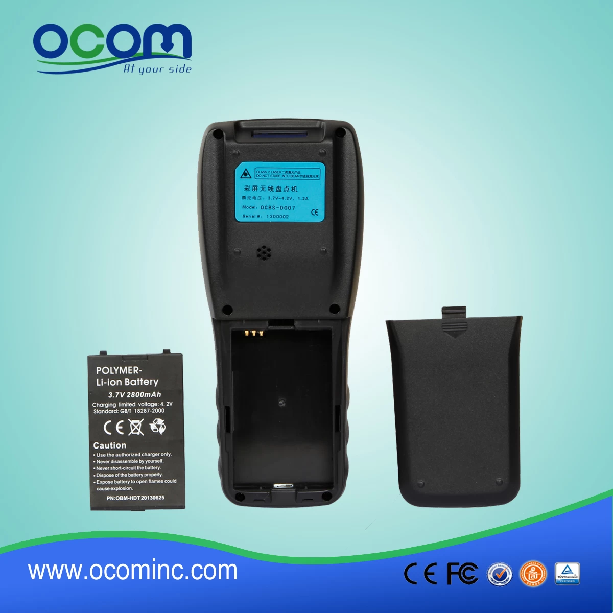(OCBS-D007) RF433 MHz Wireless Portable Stocktaking Terminal Industrial PDA