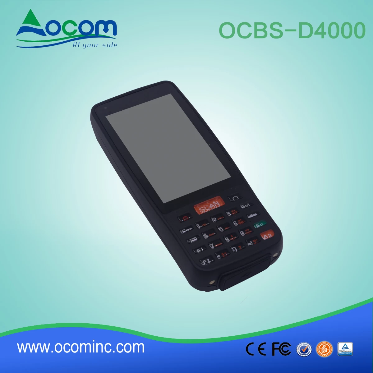 OCBS-D4000 Rugged Handheld Android 5.1 Industrial  Logistic PDA