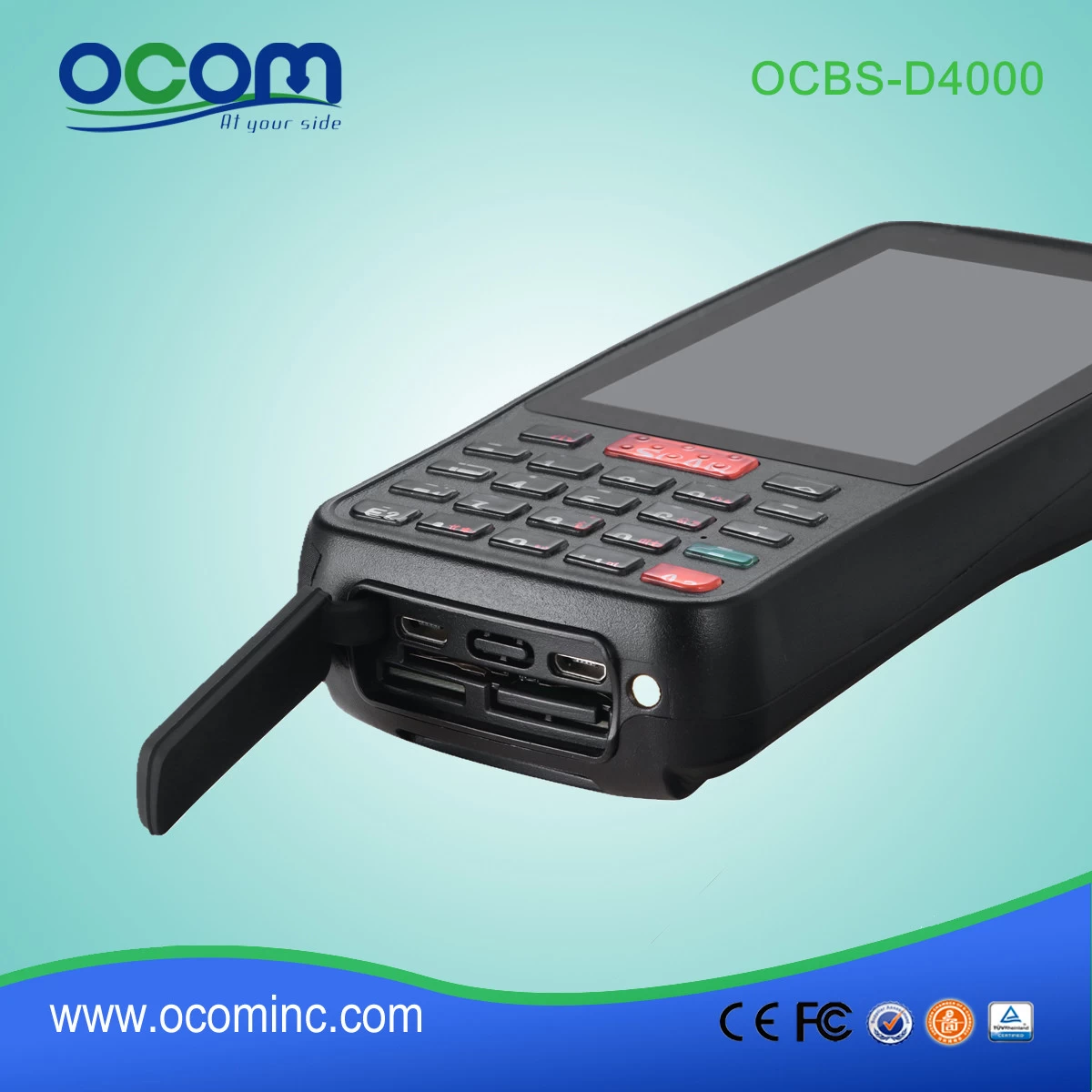 OCBS-D4000 Rugged Handheld Android 5.1 Industrial  Logistic PDA