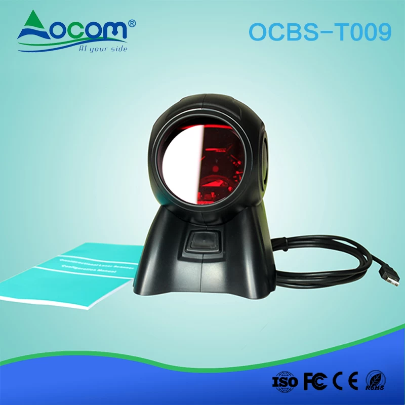 OCBS -T009 Scanner per codici a barre 1D ad alta scansione desktop omni-direzionale