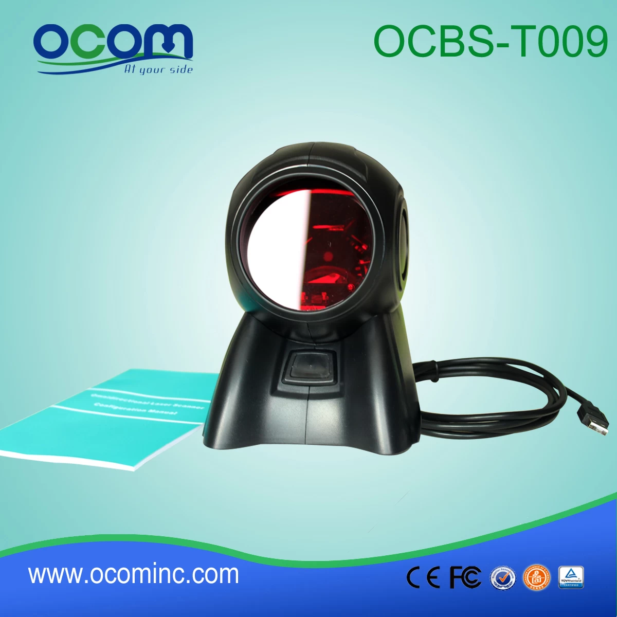 OCBS-T009-Desktop omni-directional auto barcode scanner
