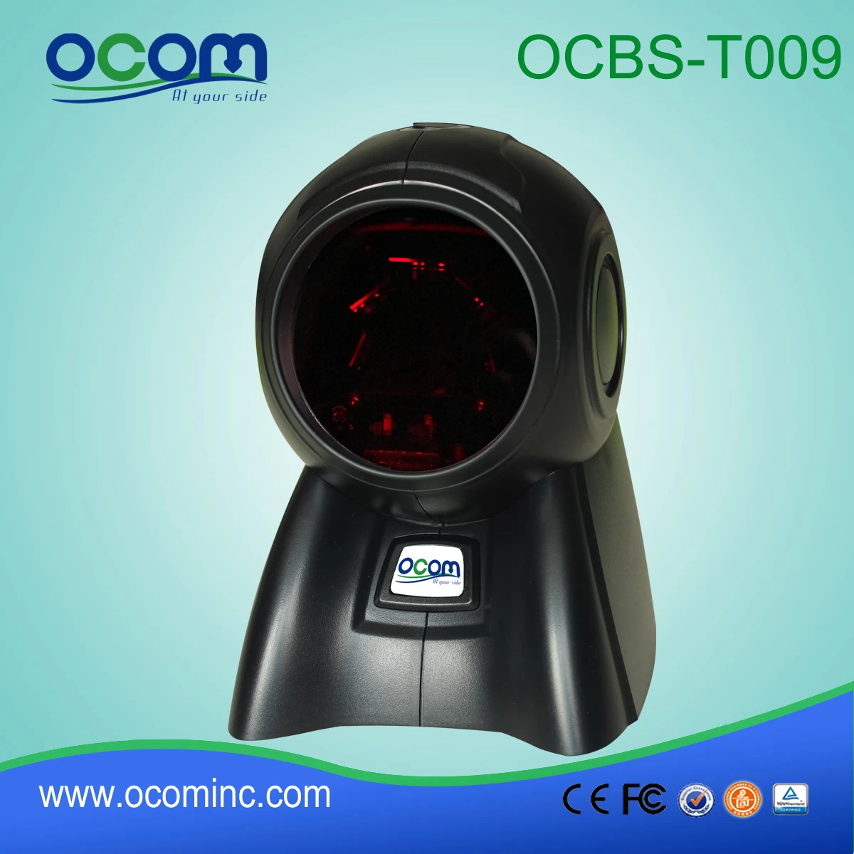 OCBS-T009：Supermarket Auto Sense USB Barcode Scanner Machine