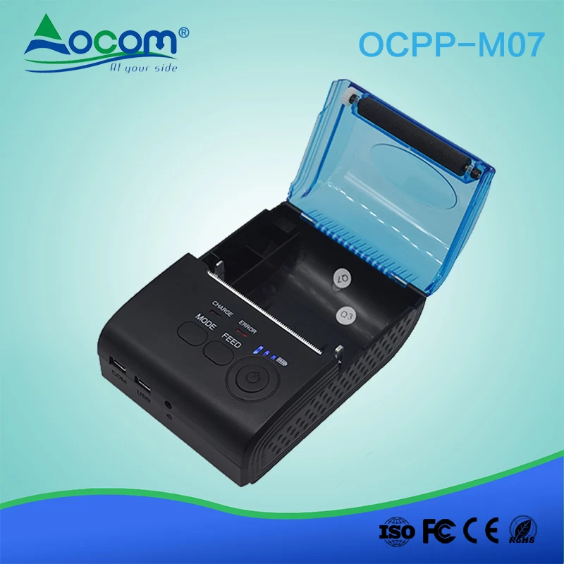 Mini-imprimante thermique pour tickets de caisse, Bluetooth, 58mm